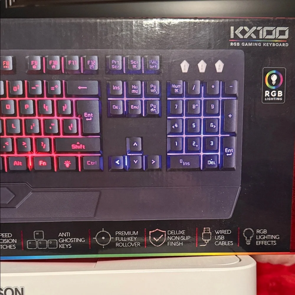 Sentry RGB Backlit Gaming Keyboard - Black